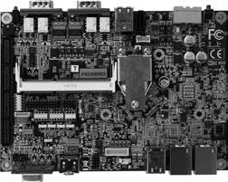 Em-ITX Series VIA EITX-3002 Em-ITX Eden X2/Nano X2 E Board with VGA,HDMI, LVDS, COM, GigaLAN, USB 2.