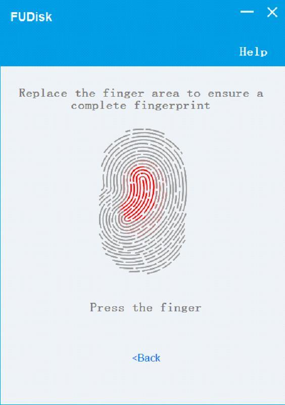 Enroll your fingerprint according to the