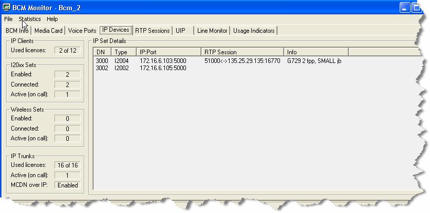 The BCM Monitor application can be downloaded to an administrator s PC from the BCM and pointed at a specific BCM s IP address for monitoring.