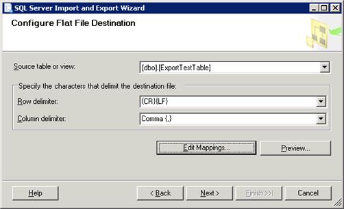 Step 9 Click Next, then Finish to export your file. You will receive confirmation that your database content has been backed up.