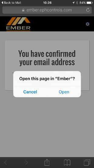 Open the email and press the embedded button Click to activate your account. 13.