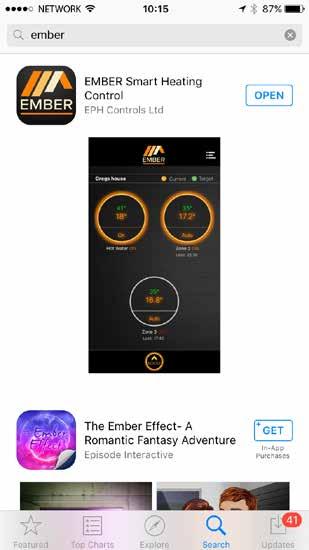 Downloading your EMBER App 1.