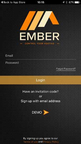 Android device and download the EPH Ember App.