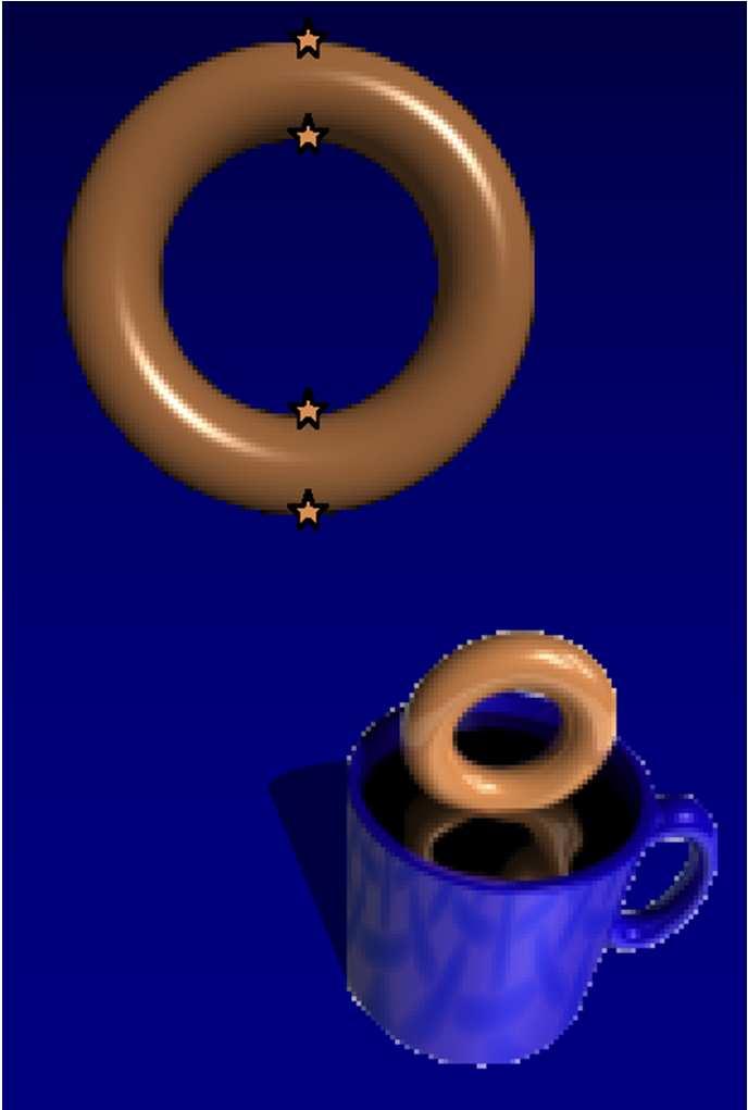 Example dunking a doughnut ( / (height function)