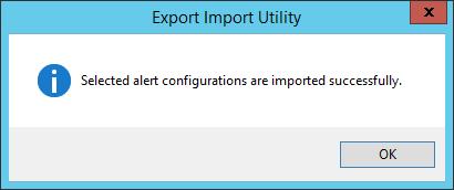 2. Locate Alert_Microsoft ATP.isalt file, and then click the Open button. 3. To import alerts, click the Import button. EventTracker displays success message.