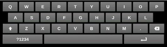 To prevent the keyboard from obscuring content, the screen will always focus on the selected field and bring it into view.