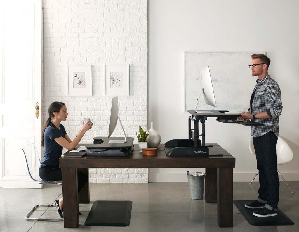 Plus, it ships fully assembled and ready to use right out of the box. VARIDESK is reasonably priced so that companies and individuals alike can achieve their goals in a healthy work environment.