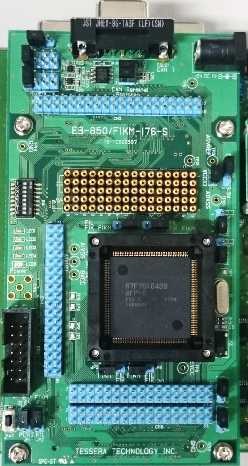 2.6 CPU Board "EB-850/F1KM-176-S" is mounted on the CPU board CAN Power Check