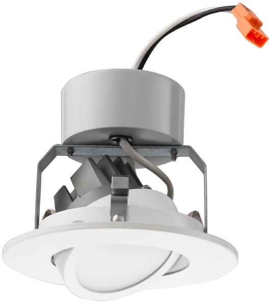 Catalog Number FEATURES & SPECIFICATIONS INTENDED USE The adjustable LED Gimbal downlighting module is % more efficient than incandescent luminaries, performing for, hours or more with exceptional