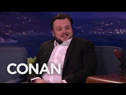 Chat Show Conan O Brian s show features celebrity guests talking about their lives and interesting stories for a live audience in a casual, jokey environment.