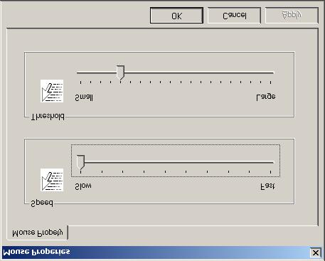 Mouse Properties Keyboard Properties page allows