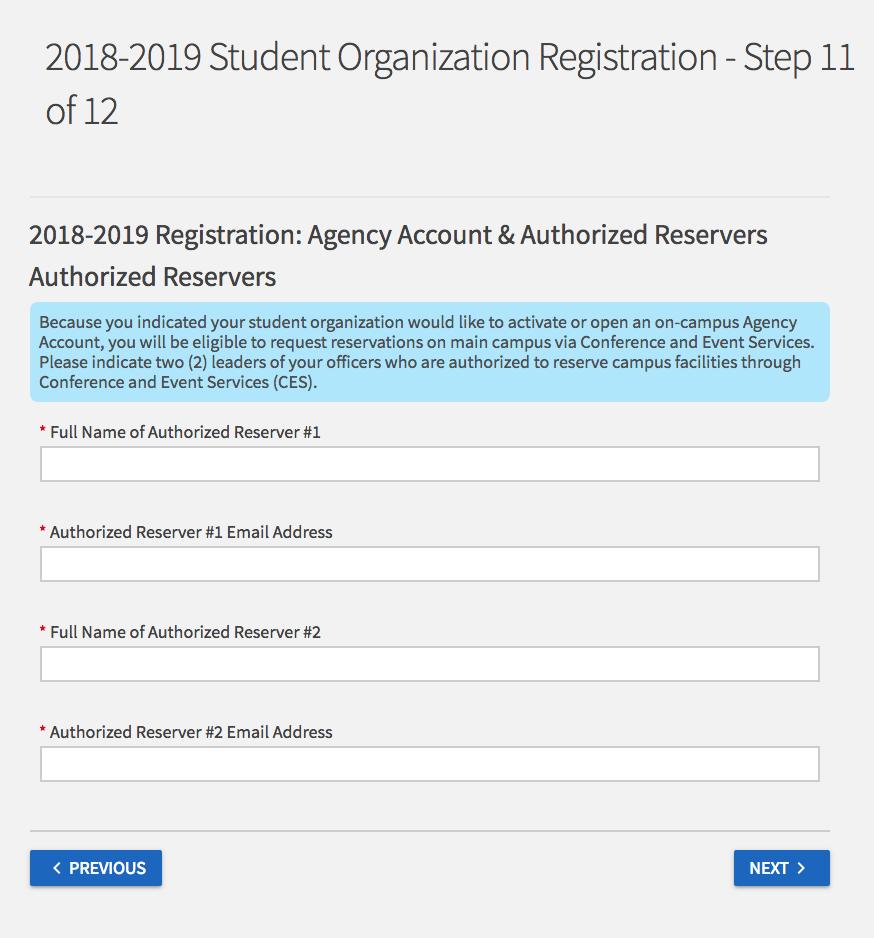 With an Agency Account, you can make room reservations on campus.