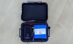 control unit and a pelican waterproof casing,.