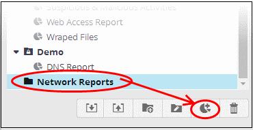 Click the 'Add' button The newly created report folder will be listed.