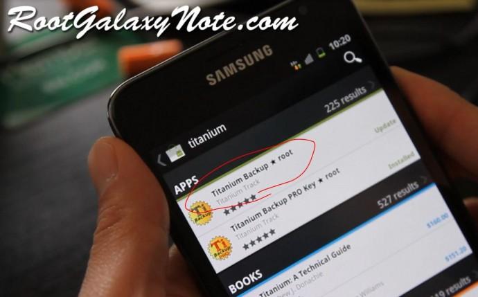 How to Backup and Restore Apps using Titanium Backup App on Rooted Galaxy Note!