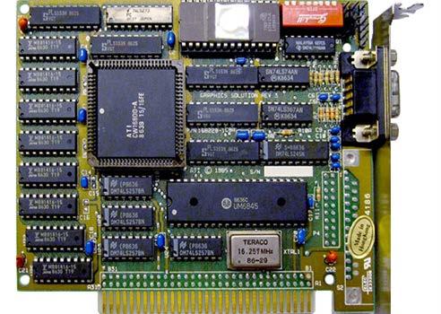 The First GPUs - ATI Wonder Series ATI Graphics Solution (1986) 64KB DRAM