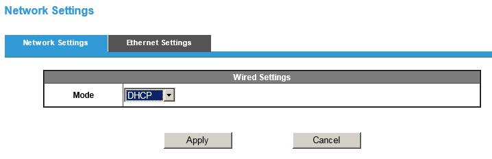 Network IP Settings This section explains how to configure a wired network connection for the camera.