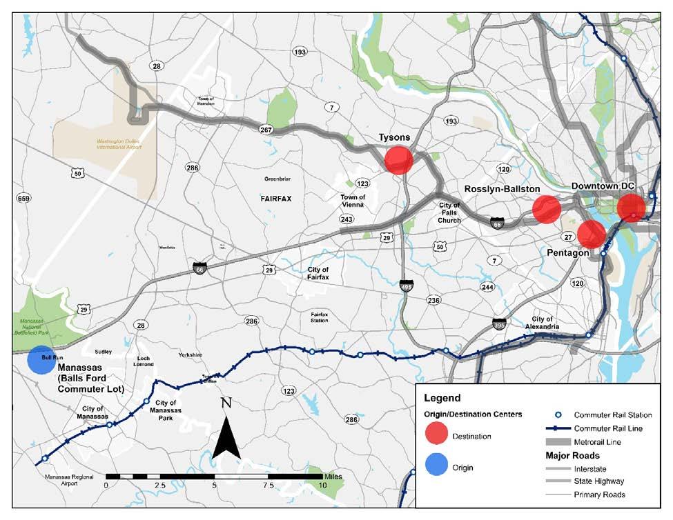 I-66 Balls Ford Commuter Lot Services Proposed routes include: Balls Ford Commuter Lot to