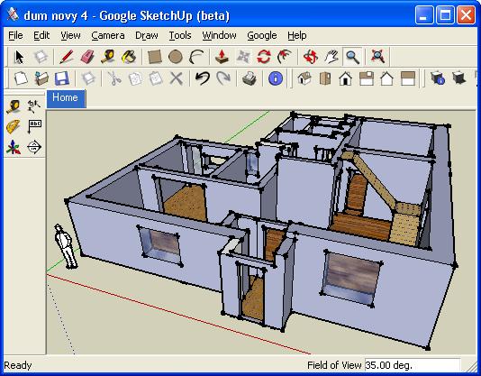 Sketchup A very strange modeling tool. Follows more the way a technical drawing is done on paper (reporting/referencing) than the usual 3D modeling metaphore.