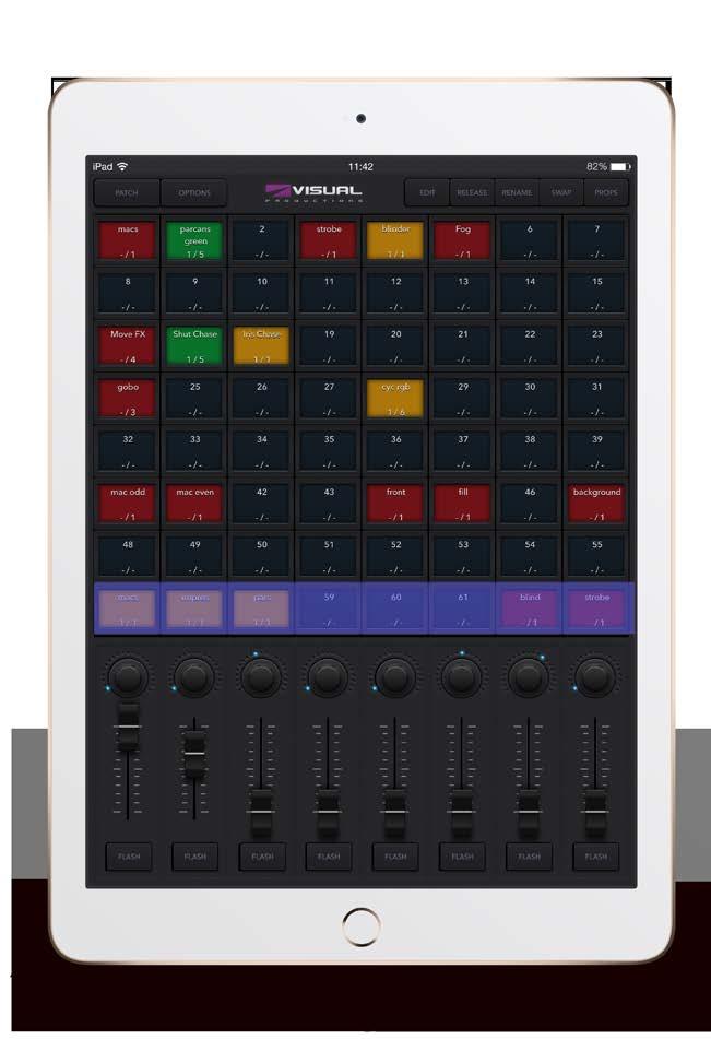 ipad Cuety Cuety is a new generation lighting controller that turns your ipad into a powerful lighting console.