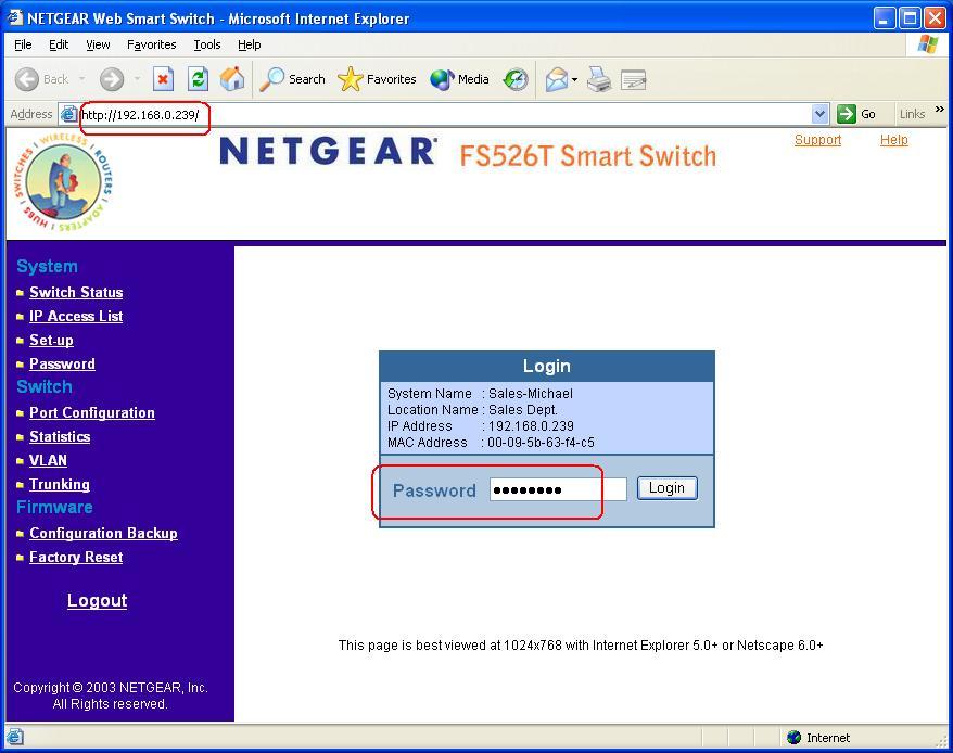CHAPTER 3: Web Management Access Your NETGEAR Smart Switch series provides a built-in browser interface that lets you configure and manage it remotely using a standard Web browser such as Microsoft