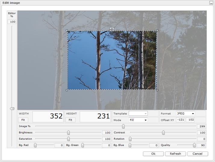 Once the images are uploaded you can insert them into the editor using the image icon on the editor toolbar, or simply drag and drop them into the editor.