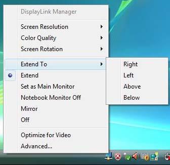 Extend Your Windows Desktop to Add-on Monitor (Default) In this so-called extended mode, your display will be spread over the add-on monitor(s).