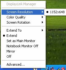 The screen resolution of the add-on monitor will scale default resolution down by 5%. 3.