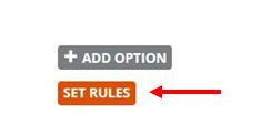 After you set the rules, the applied rules turn blue, as shown in the following example: 6.