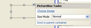 The Picturebox Tool Drag a Picturebox onto the form The picturebox control