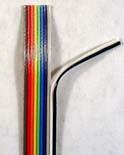 Multi-conductor Shielded wire for noise isolation Ribbon cable in place of multiple stranded