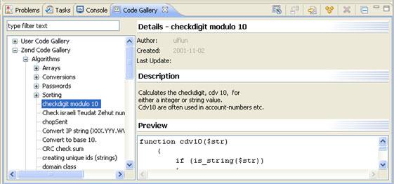 Using Code Galleries Figure 168 - Code Gallery view To add a Code Gallery site to the Code Gallery list: 1.