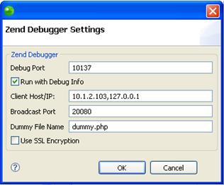 The Installed Debuggers Preferences page is accessed from Window Preferences PHP Debug Installed Debuggers.