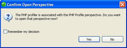 Figure 262 - Profiler preferences page To configure when the Profile Perspective will be launched: 1.