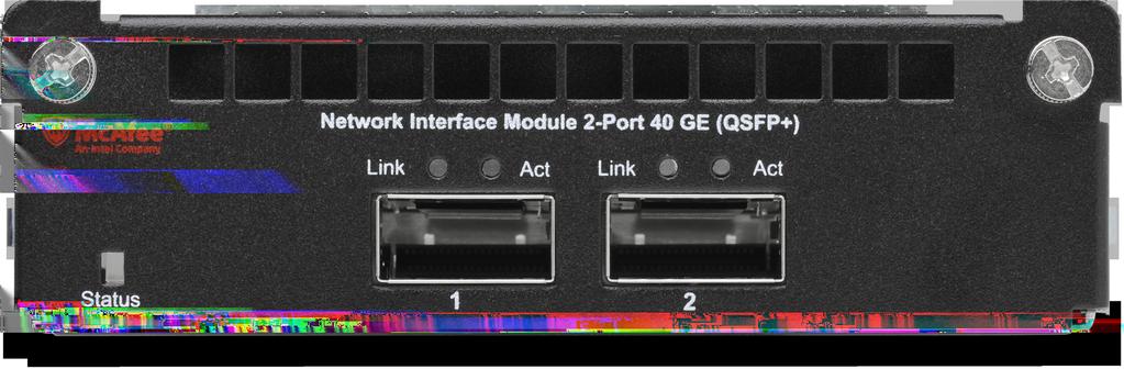 interface module 2-port QSFP+ 40 Gigabit interface module (screws fixed on the sides of the