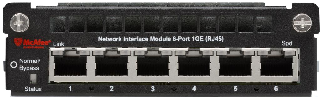 internal fail-open interface module 6-port RJ-45 1 Gbps/100 Mbps/10 Mbps with internal fail-open interface module