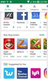 Android Apps (2) Getting Android Apps - Google Play Store Easier to search the Play Store on your PC first, then use the Google Play App on your device to download and install. https://play.google.