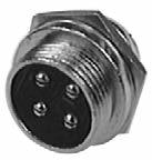 30-457 4-prong Male interlocking inline DIN connector.