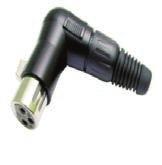 .25 cable opening 30-630-sL-3 3 pin 30-630-sL-4 4 pin 30-630-sL-5 5 pin Silver inline Male XLR plug..15 to.