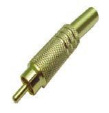 30 series - Audio Connectors Cable tie holes Small Slotted Screw Driver Required 30-387 Gold 30-387-Nk Nickel Heavy duty gold or nickel RCA Audio Plug for use on cable up to RG59 coax.