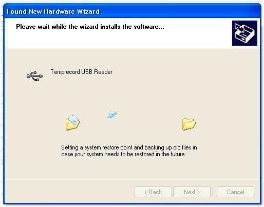 Example of Driver Installation Wizard.