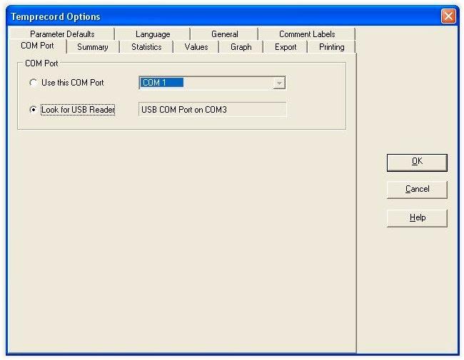The Windows Operating System will automatically select the COM Port number for the USB Serial Port. See the image below for an example.
