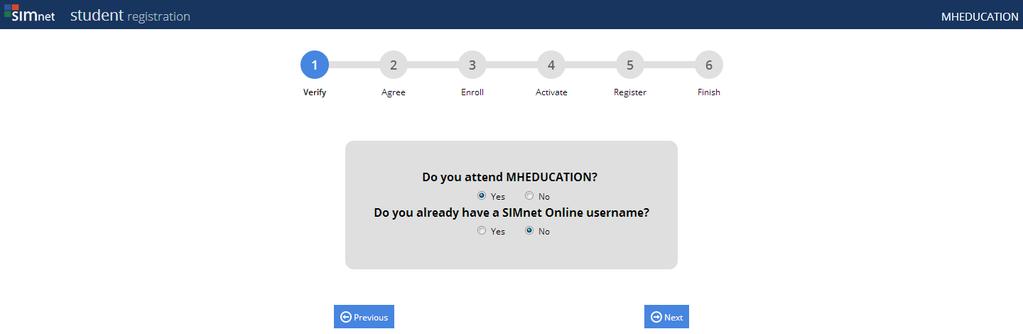 I do not have a username and password If you do not have a username and password, you will need to self-register and create your SIMnet account.