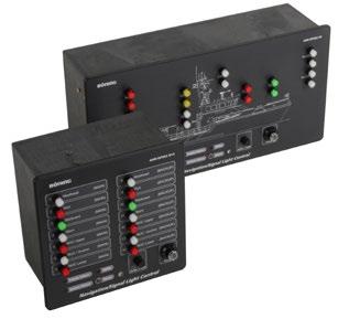 10 AHD-DPS 02 B14 item-no. 11414 Control Panel for Navigation and Signal Light Systems Operating panel for navigation and signal lamp monitoring AHD-DPS 02 G14 for controlling 14 lamp circuits.