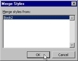 Page 31 - Excel 2003 - Advanced Level Manual From the Style name dropdown list box, select the style you want to delete. Click on the Delete button. Click OK to close the Style dialog box.