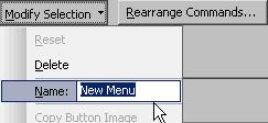 Page 87 - Excel 2003 - Advanced Level Manual Adding a Menu to a Toolbar Begin by displaying the toolbar to which you want to add a menu.