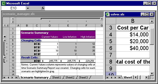 A workspace file contains information on window sizes, screen magnification, print areas, and display settings: For example, if you are working with multiple Workbooks, and have positioned them in a