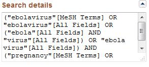When examining the Search Details for new terms, we highly recommend including the MeSH Terms in your search queries.