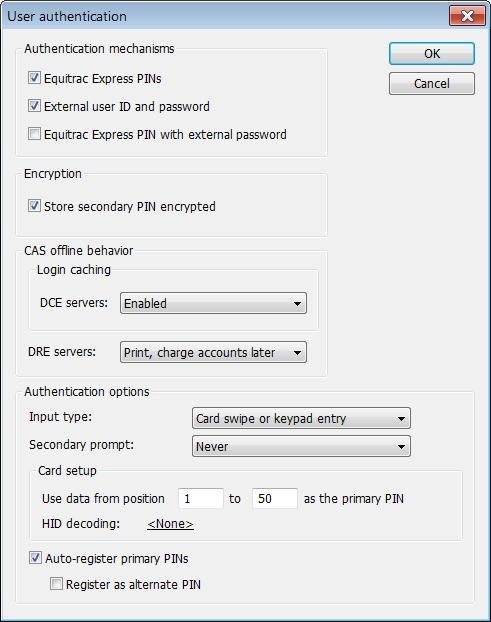 Configuring Authentication Prompts The user authentication prompts on the MFP login screen are determined by the configuration options set in System Manager.