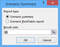 11 On the Quick Access Toolbar, click the Undo button to remove the effect of the scenario and prevent Excel from overwriting the original values with the scenario s values if you decide to save the